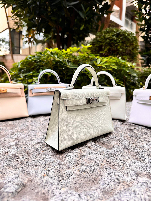 Close-up detail of sophisticated bag design