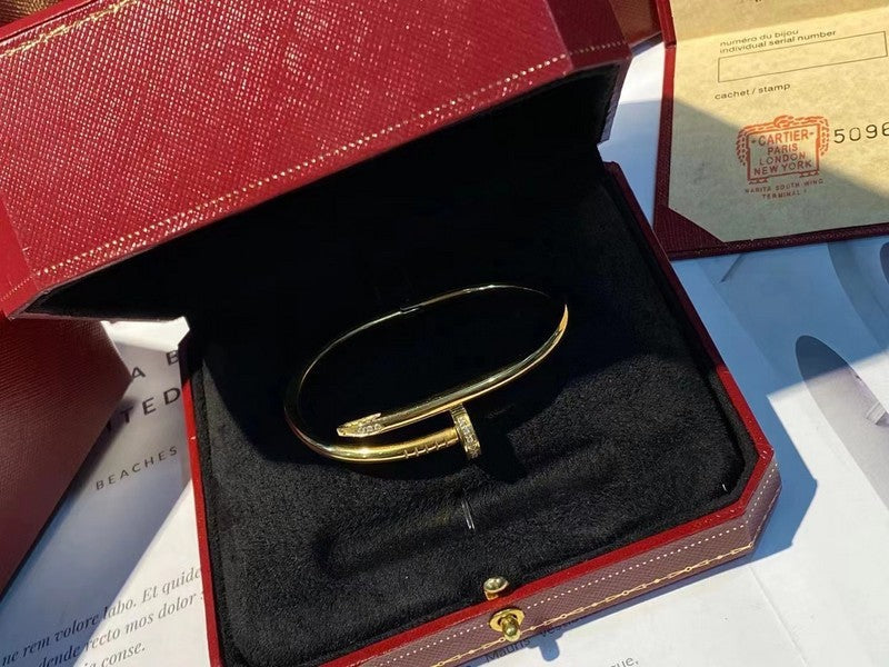 Front view of Cartier unisex jewelry piece