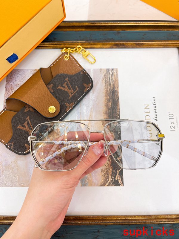 Full view of Louis Vuitton unisex sunglasses