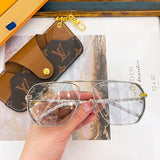 Full view of Louis Vuitton unisex sunglasses