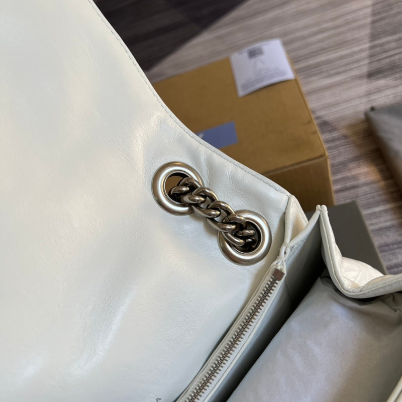 Close-up detail of sleek bag design