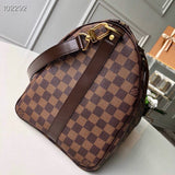 Styled lifestyle shot of signature elevated women's handbag – women's luxury handbag