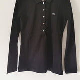 Back view of Lacoste luxury clothing with logo-detail design