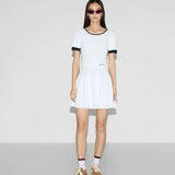 Back view of Gucci luxury Dress with clean finishing
