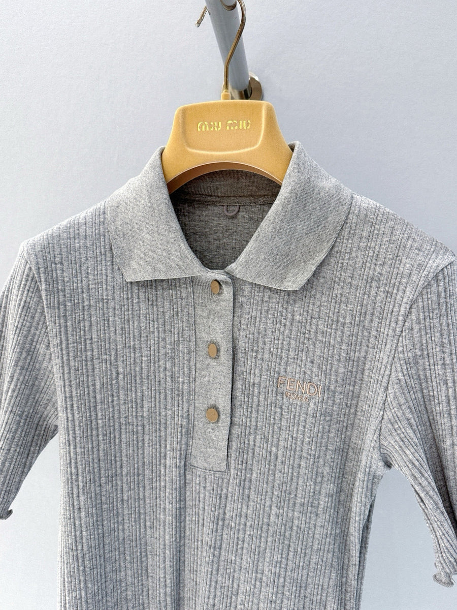 Front view of Fendi Polo premium polo shirt