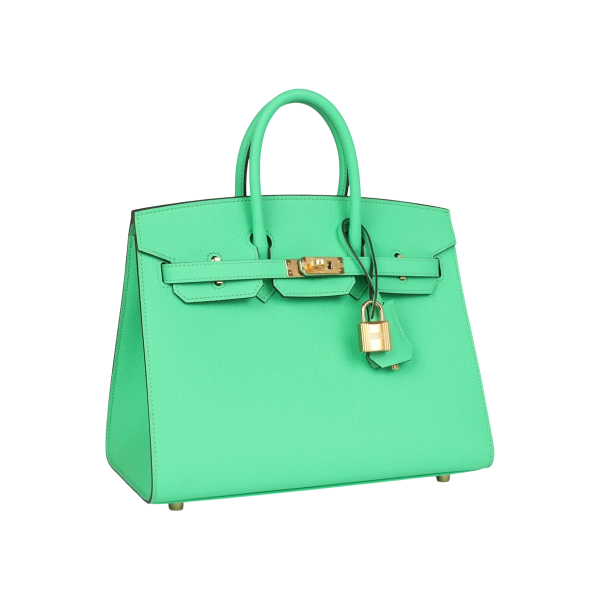 HermÃ¨s Birkin Sellier 25 Vert Comics Epsom Gold Hardware