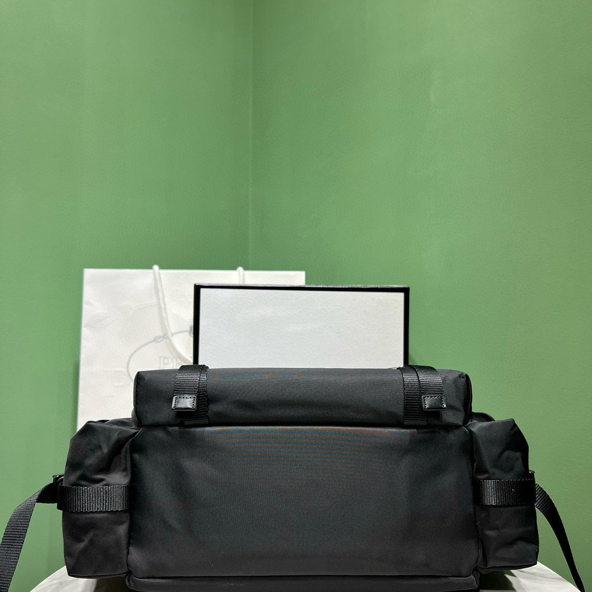 Wallets? Pd Explore Re-nylon Bag Premium Leather Designer Wallet
