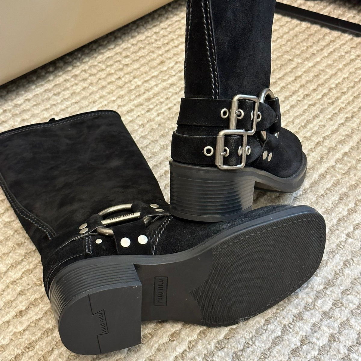 Shoes? Miu M Boots Luxury Lifestyle Designer Footwear