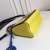 Back view of structured polished women's handbag – women's everyday handbag