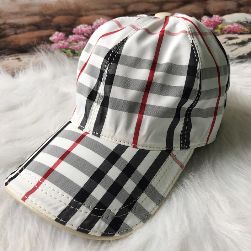 Front view of Burberry unisex cap