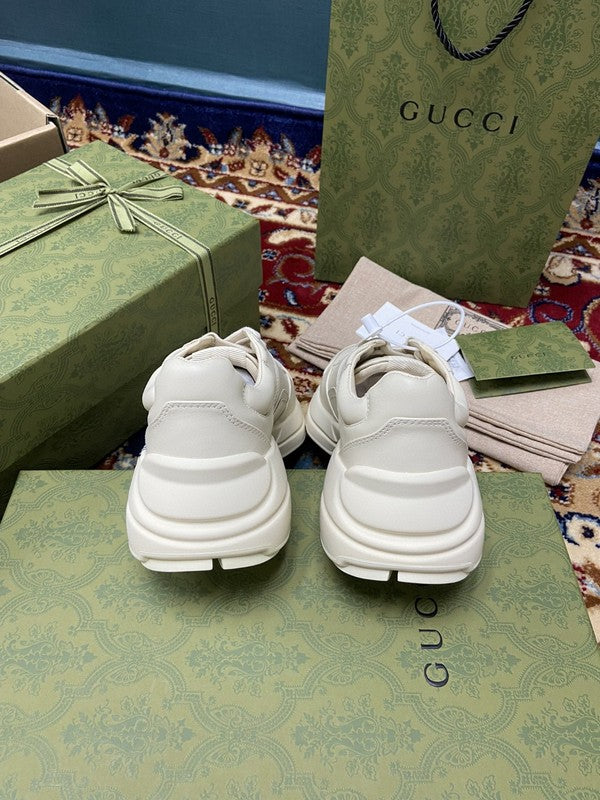 Gucci sneakers detailed view showing premium designer craftsmanship