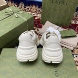 Gucci sneakers detailed view showing premium designer craftsmanship