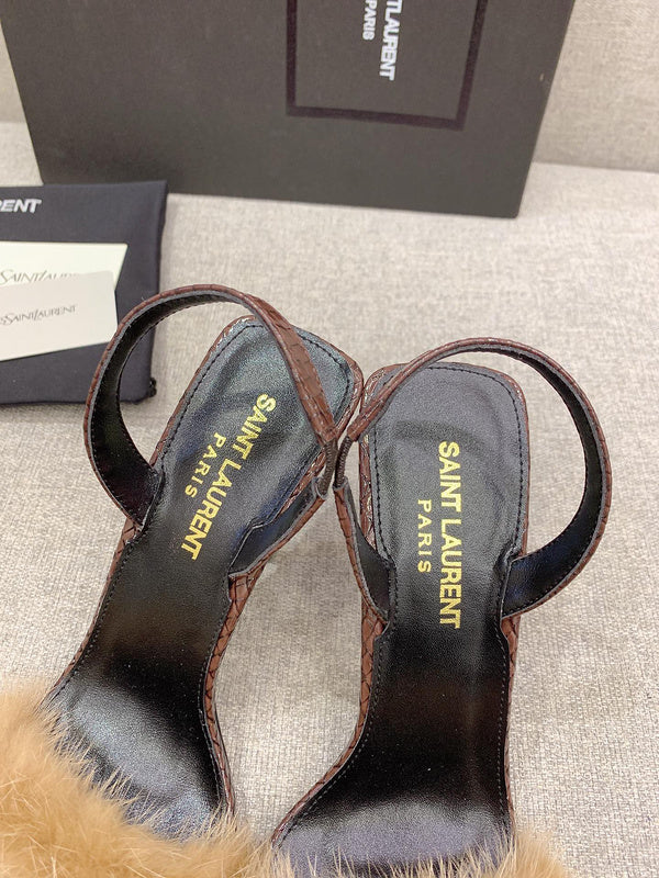 Saint Laurent luxury shoes detail shot
