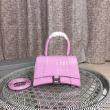 Close-up detail of statement modern women's handbag – women's luxury accessory