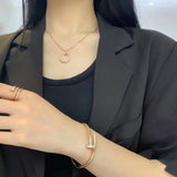 Close-up detail view of Cartier unisex jewelry piece