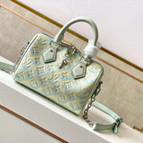 Front view of classic premium women's handbag – women's designer-style accessory