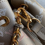  chic satchel detail view showing craftsmanship 8