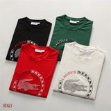 Front view of Lacoste luxury clothing with tailored silhouette