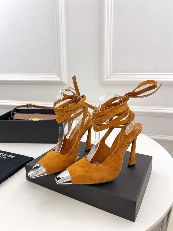 Saint Laurent luxury shoes close-up — premium authentic designer style