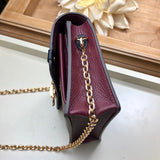 Side profile of everyday-luxe sleek women's handbag – women's designer-style accessory