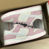 Side profile of Nike bold contrast sneakers sleek tonal finish