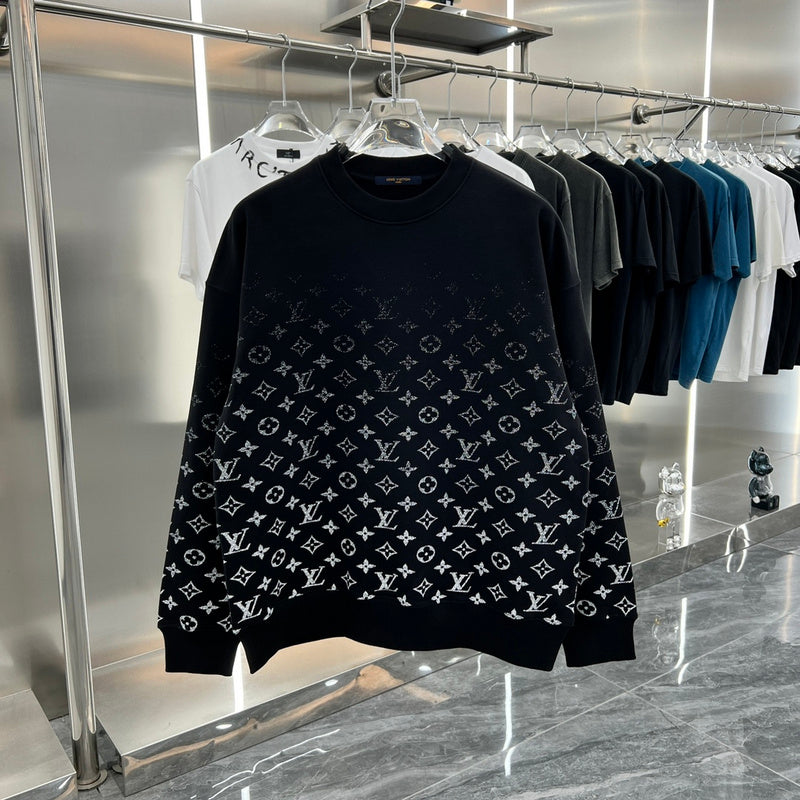 Front view of Louis Vuitton luxury clothing with contemporary cut