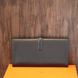 Sleek bag shown from front angle