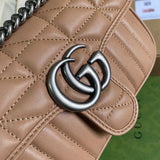Back view of elevated polished women's handbag – women's designer-style accessory