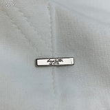 Side profile of Louis Vuitton luxury clothing with relaxed-fit cut