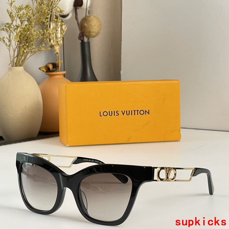 Angled view of Louis Vuitton unisex sunglasses