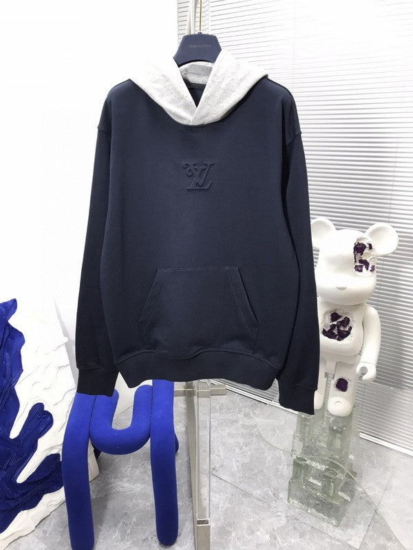 Front view of Louis Vuitton luxury clothing with contemporary cut