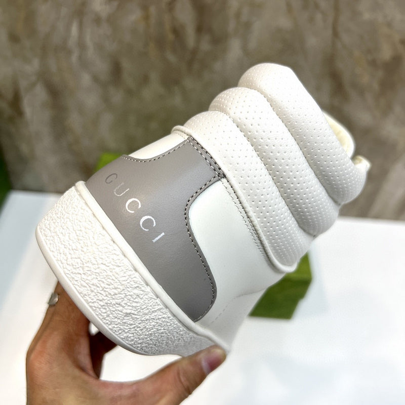 Gucci sneakers detailed view showing premium designer craftsmanship