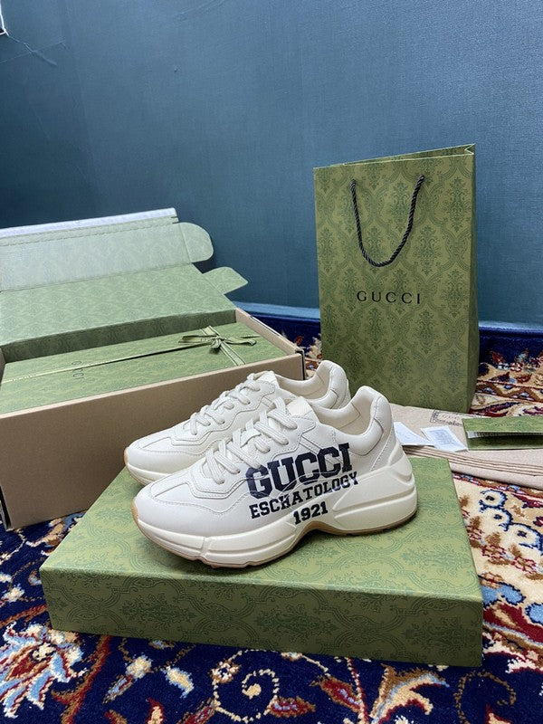Gucci muted earth tones luxury sneakers view 6 everyday casual design