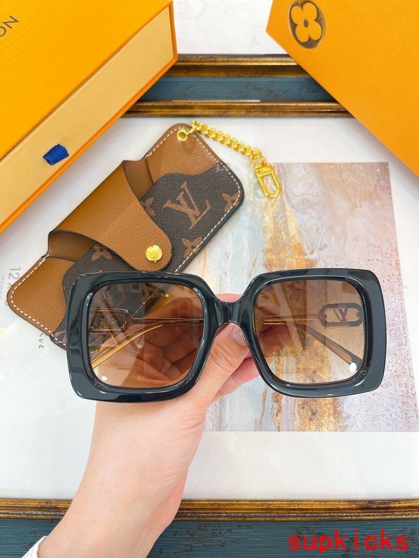 Angled view of Louis Vuitton unisex sunglasses