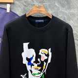 Full styled look of Louis Vuitton luxury clothing with tailored silhouette