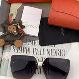Angled view of Cartier unisex sunglasses