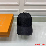 Close-up detail view of Louis Vuitton unisex cap