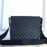 Side profile of classic statement women's handbag – women's luxury accessory
