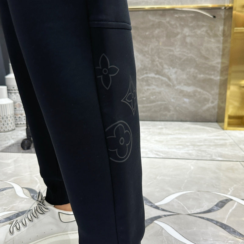 Back view of Louis Vuitton luxury clothing with everyday silhouette