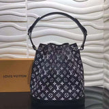 Interior view of structured statement women's handbag – women's everyday handbag