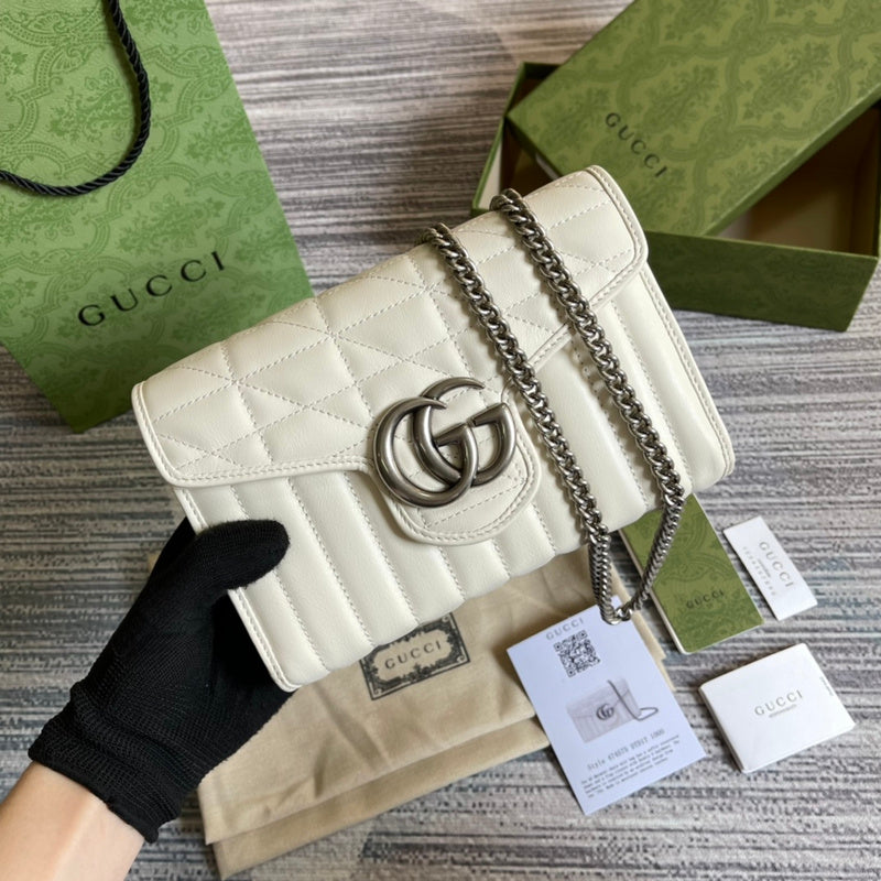 Front view of sleek classic women's handbag – women's luxury accessory