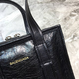 Chic Faux Leather Handbag - Everyday Elegance | Women's Statement Accessory #941 - back view (image 4) of designer-inspired handbag
