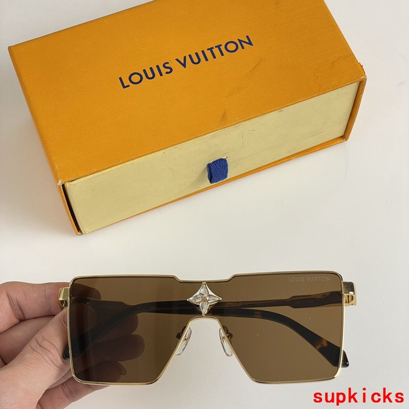 Angled view of Louis Vuitton unisex sunglasses