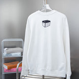 Side profile of Louis Vuitton luxury clothing with logo-detail design