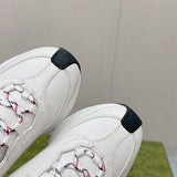 Gucci soft grey luxury sneakers view 7 classic court silhouette