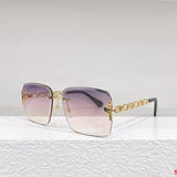 Lifestyle view of Louis Vuitton unisex sunglasses