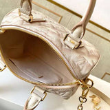 Front view of sleek refined women's handbag – women's premium purse