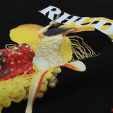 Back view of Rhude luxury clothing with contemporary cut