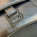 Understated Vegan Leather Handbag - Sleek Minimalist Lines | Women's Everyday Carry Handbag #268 - styled full view (image 7) of designer-inspired handbag