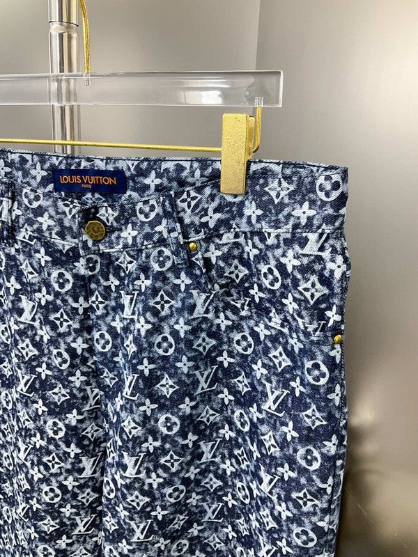 Full styled look of Louis Vuitton luxury clothing with everyday silhouette